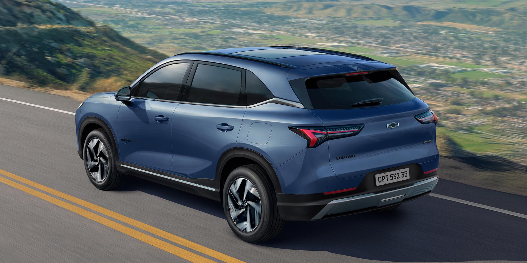 Chevrolet captiva híbrida parte trasera