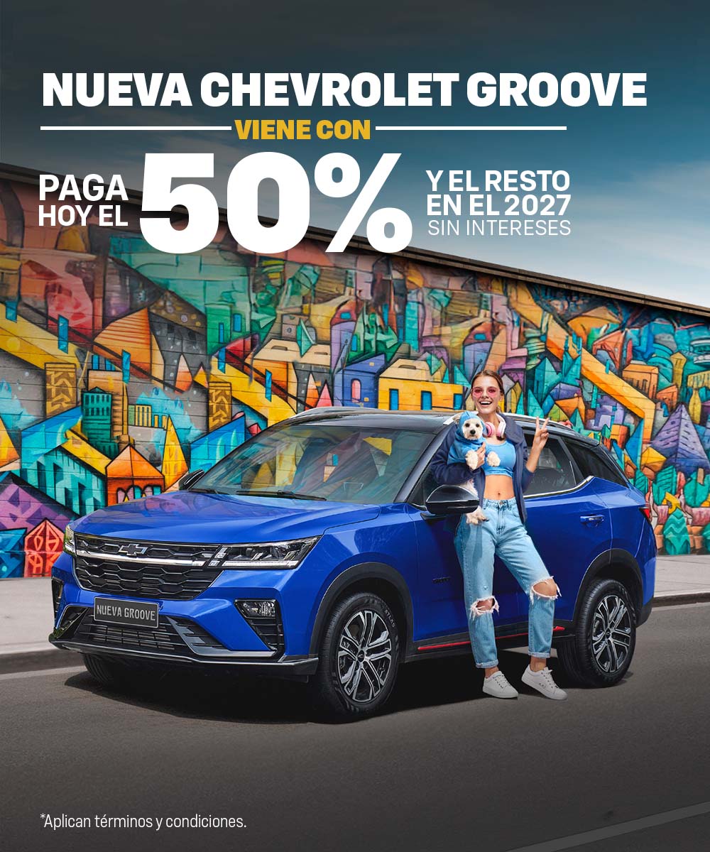 Cotiza y estrena tu Chevrolet Groove