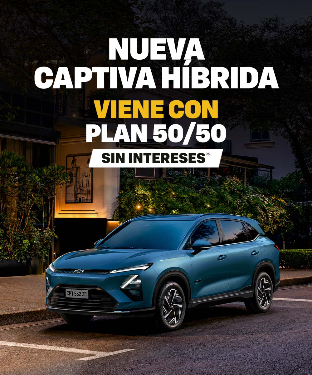 Descubre la nueva Chevrolet Captiva Híbrida