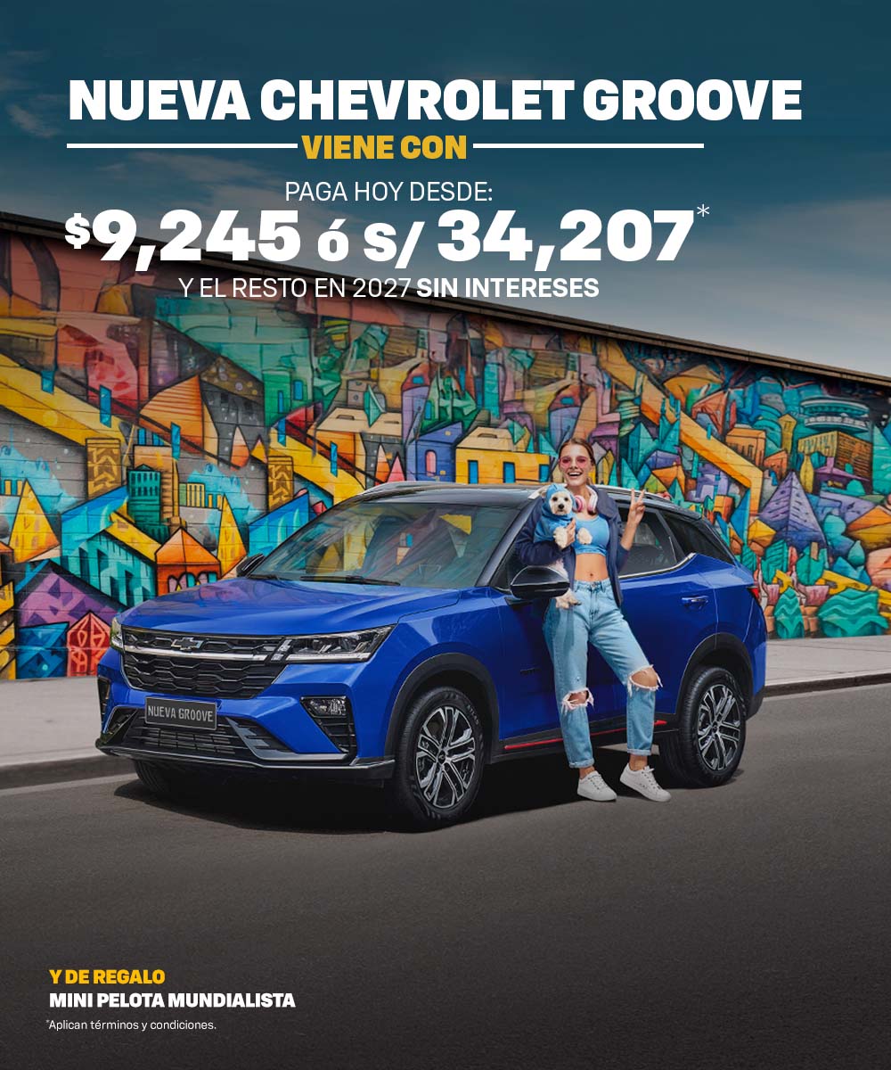Cotiza y estrena tu Chevrolet Groove