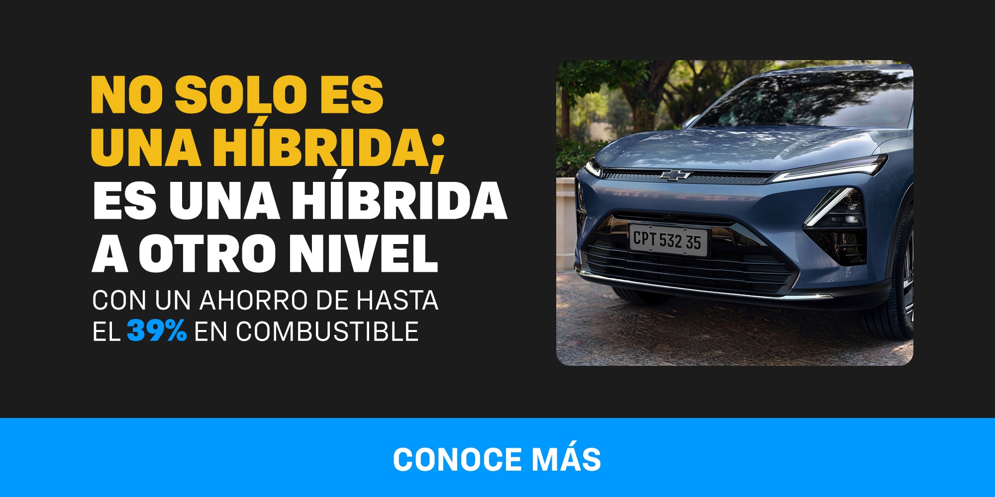 Banner Chevrolet Captiva Híbrida A otro Nivel
