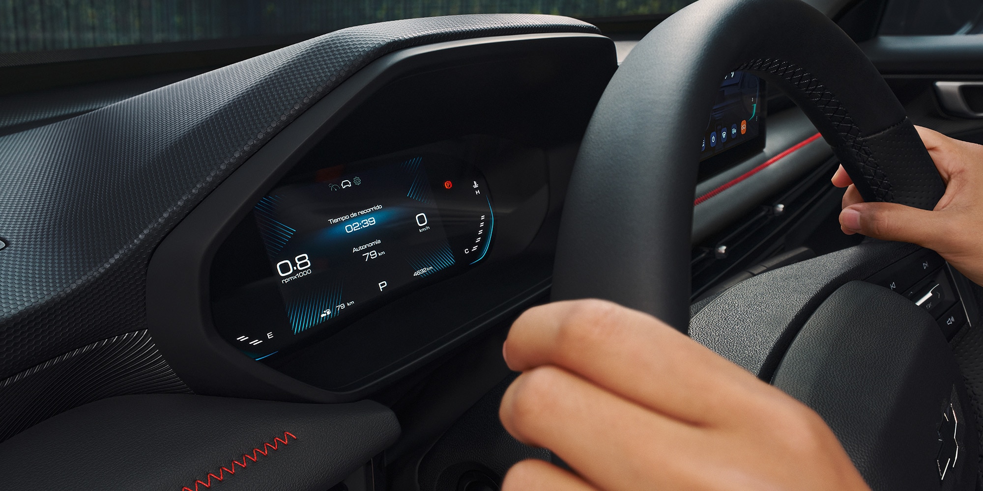 Tablero digital y volante Chevrolet Groove 2026